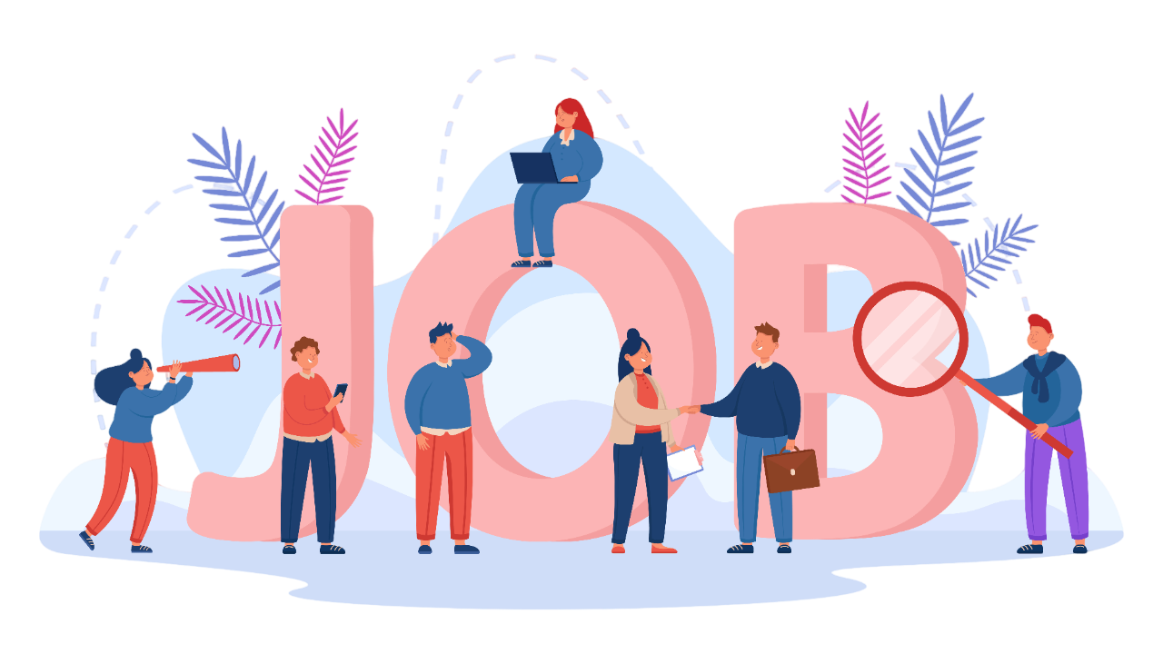 Tiny people searching for business opportunities-Photoroom